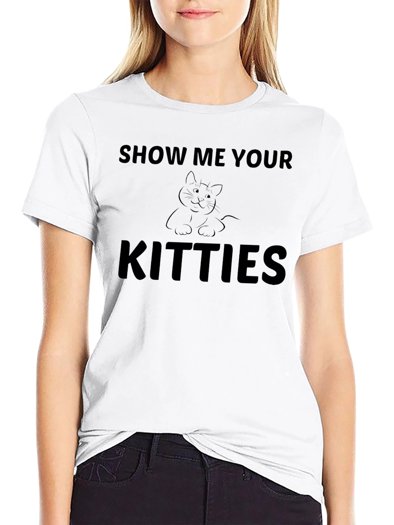 Show Me Your Kitties T-Shirt - Cat Lover Tee
