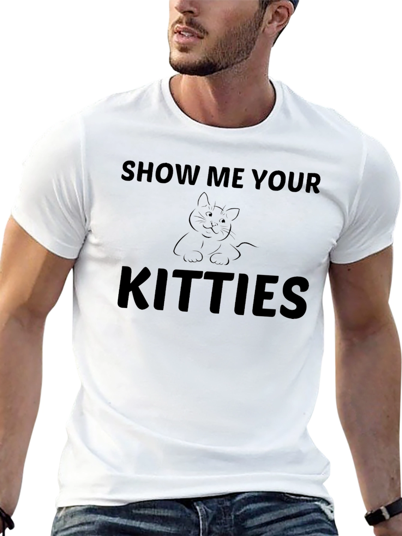 Show Me Your Kitties T-Shirt - Cat Lover Tee