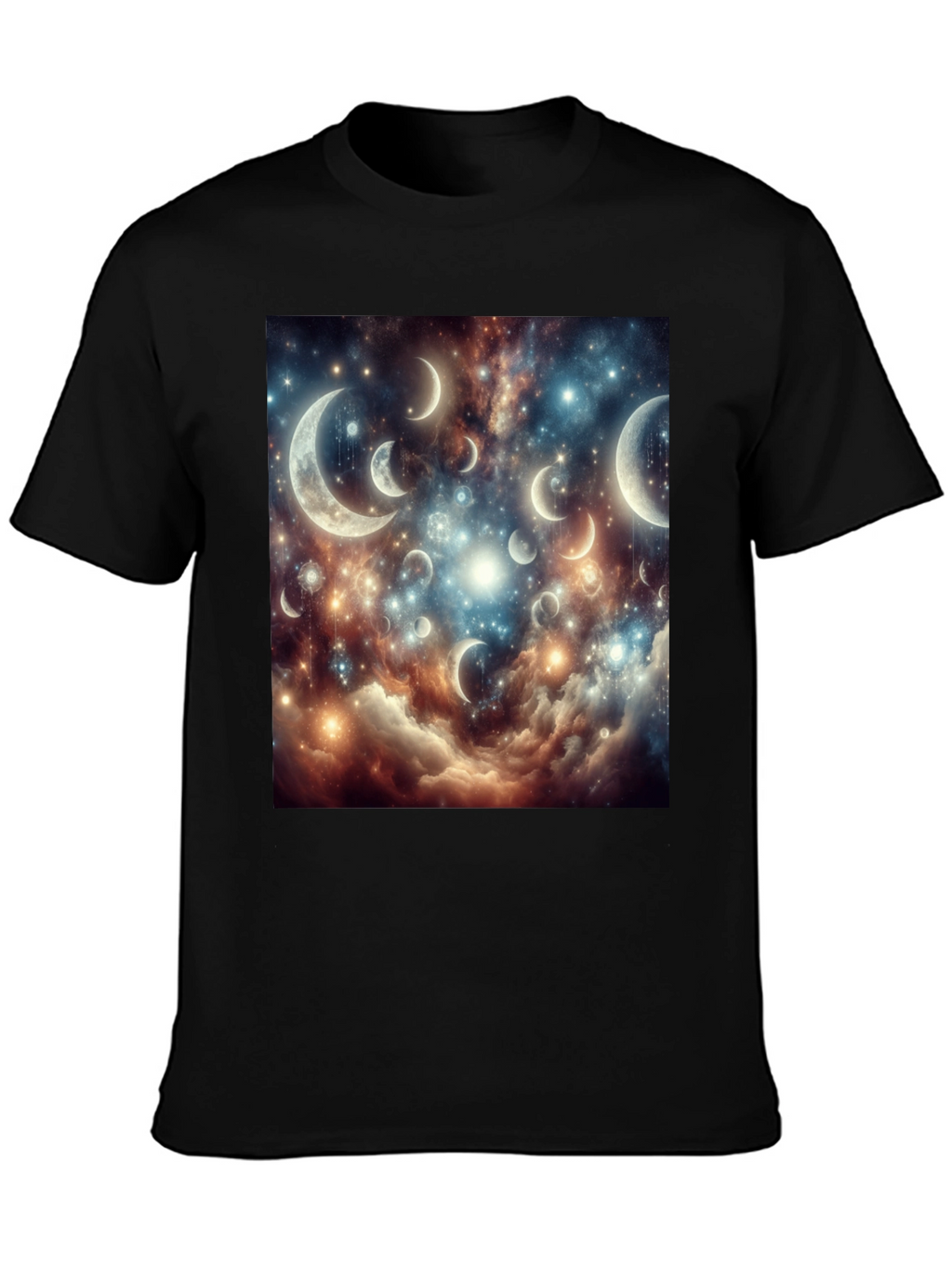 Celestial Moonscape Graphic T-Shirt