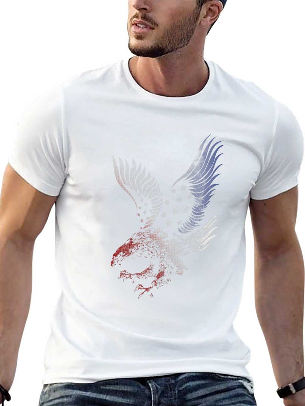 American Eagle Graphic Tee - Patriotic T-Shirt