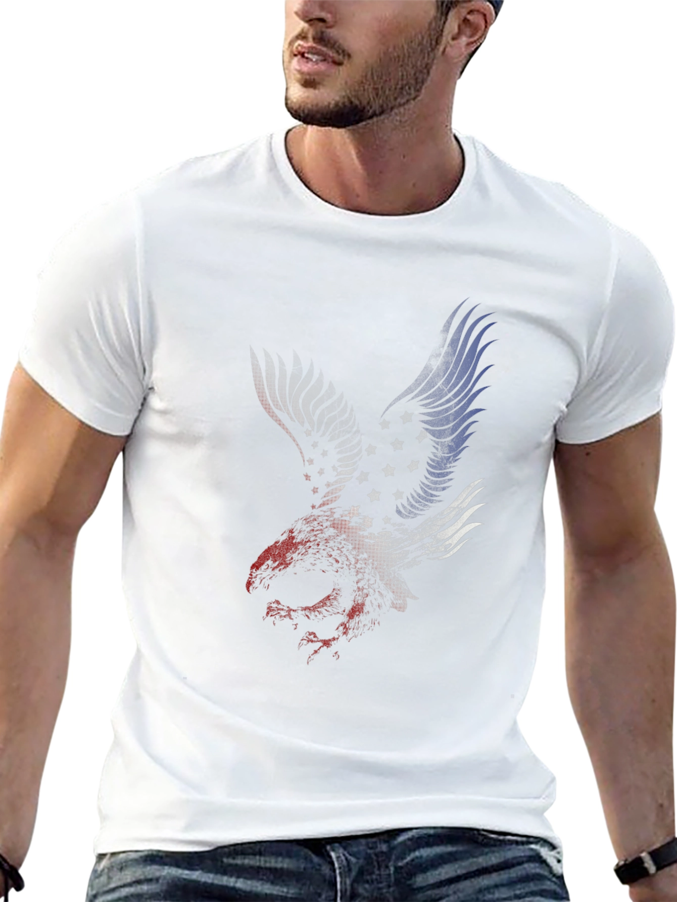 American Eagle Graphic Tee - Patriotic T-Shirt