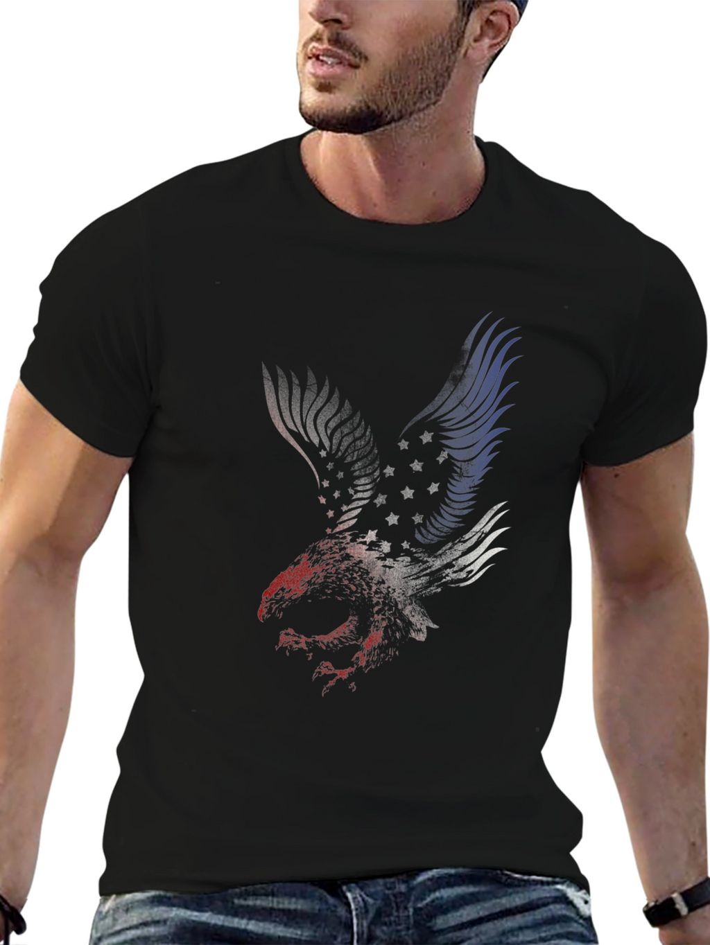 American Eagle Graphic Tee - Patriotic T-Shirt