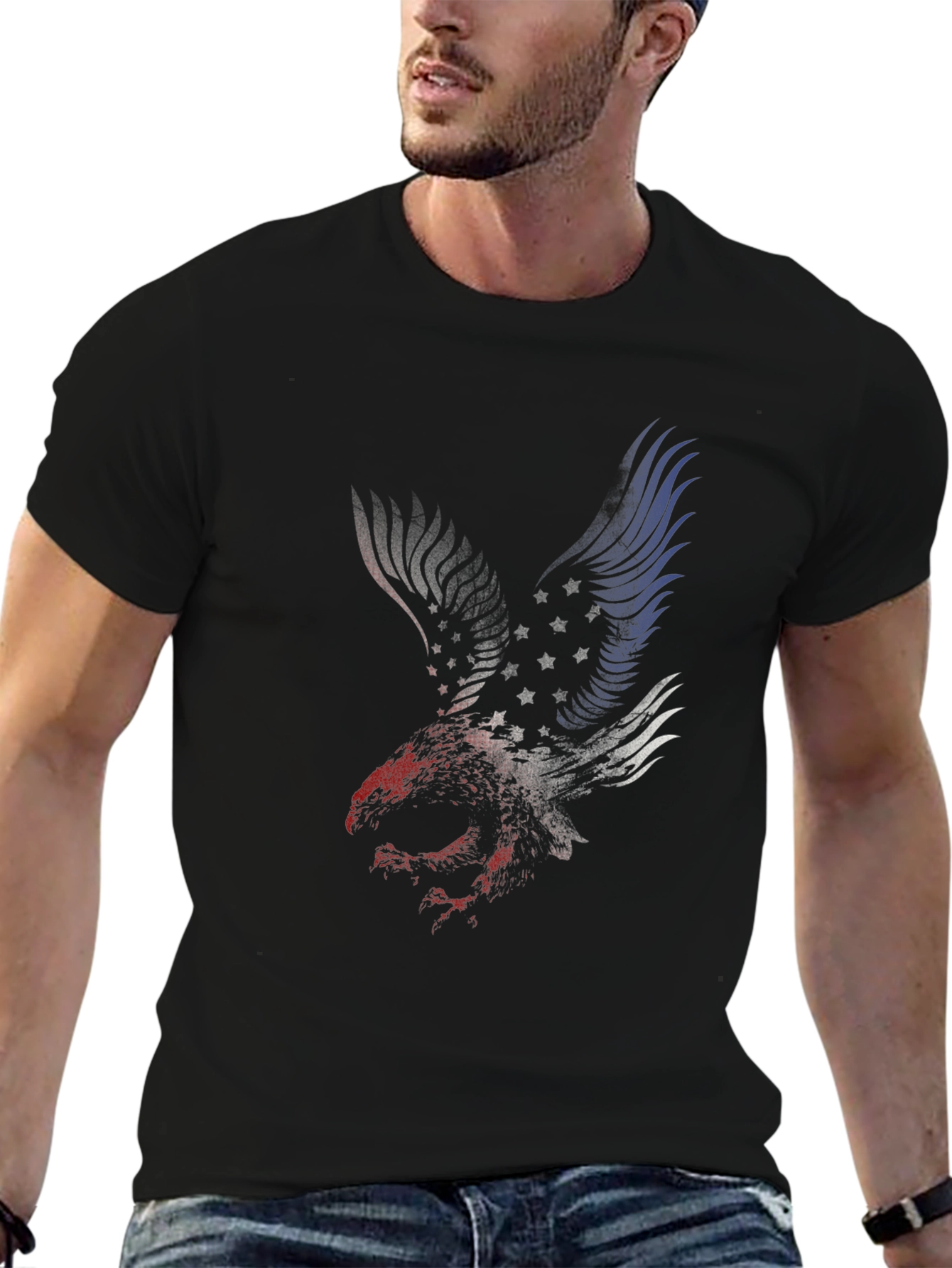 American Eagle Graphic Tee - Patriotic T-Shirt