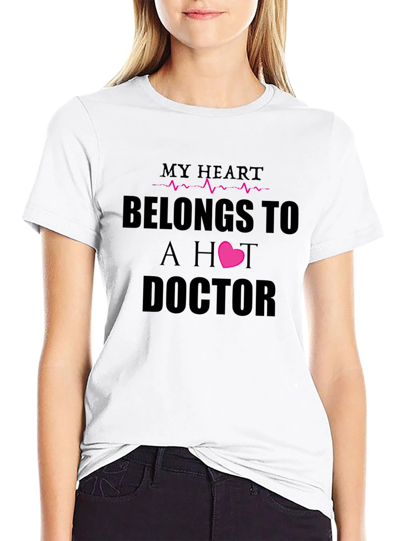 My Heart Belongs To A Hot Doctor T-Shirt