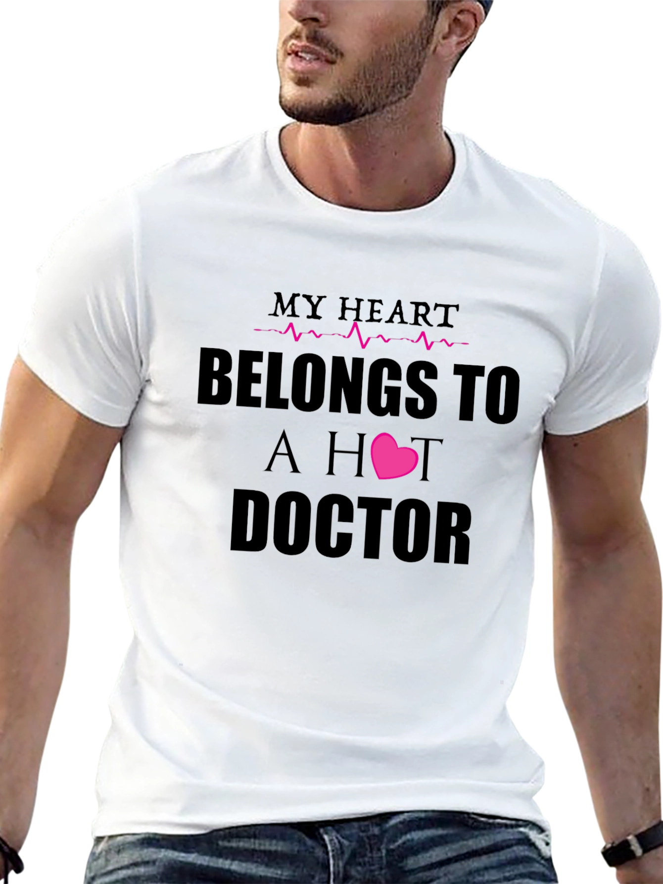My Heart Belongs To A Hot Doctor T-Shirt