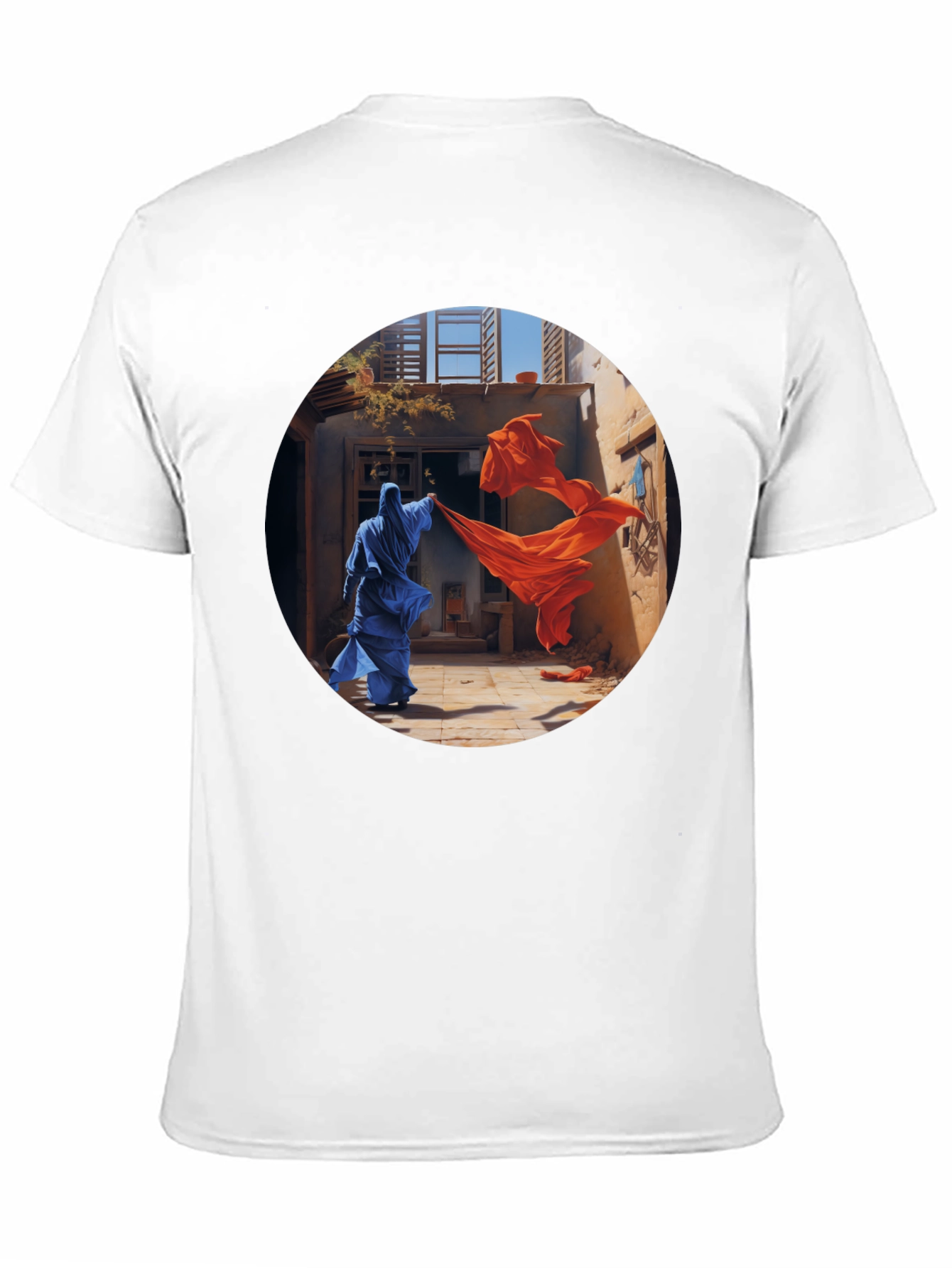 Abstract Art Graphic T-Shirt - Vibrant Colors Unique Design