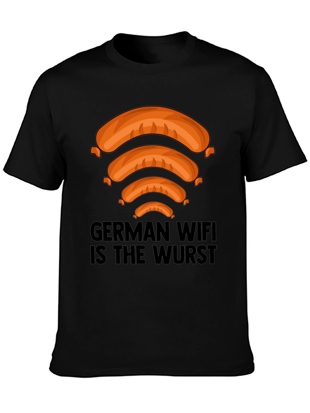 German WIFI Is The Wurst Graphic T-Shirt