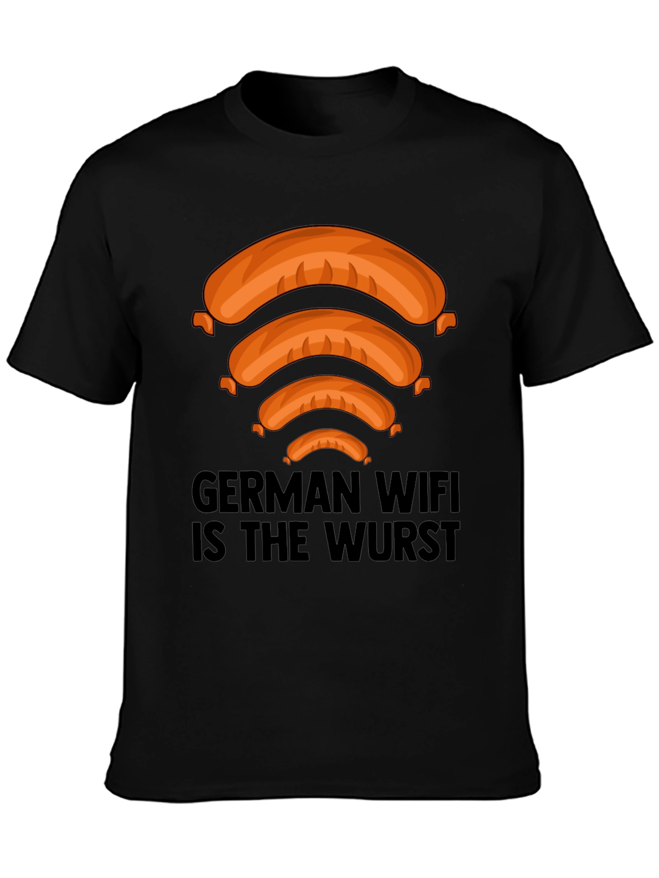German WIFI Is The Wurst Graphic T-Shirt