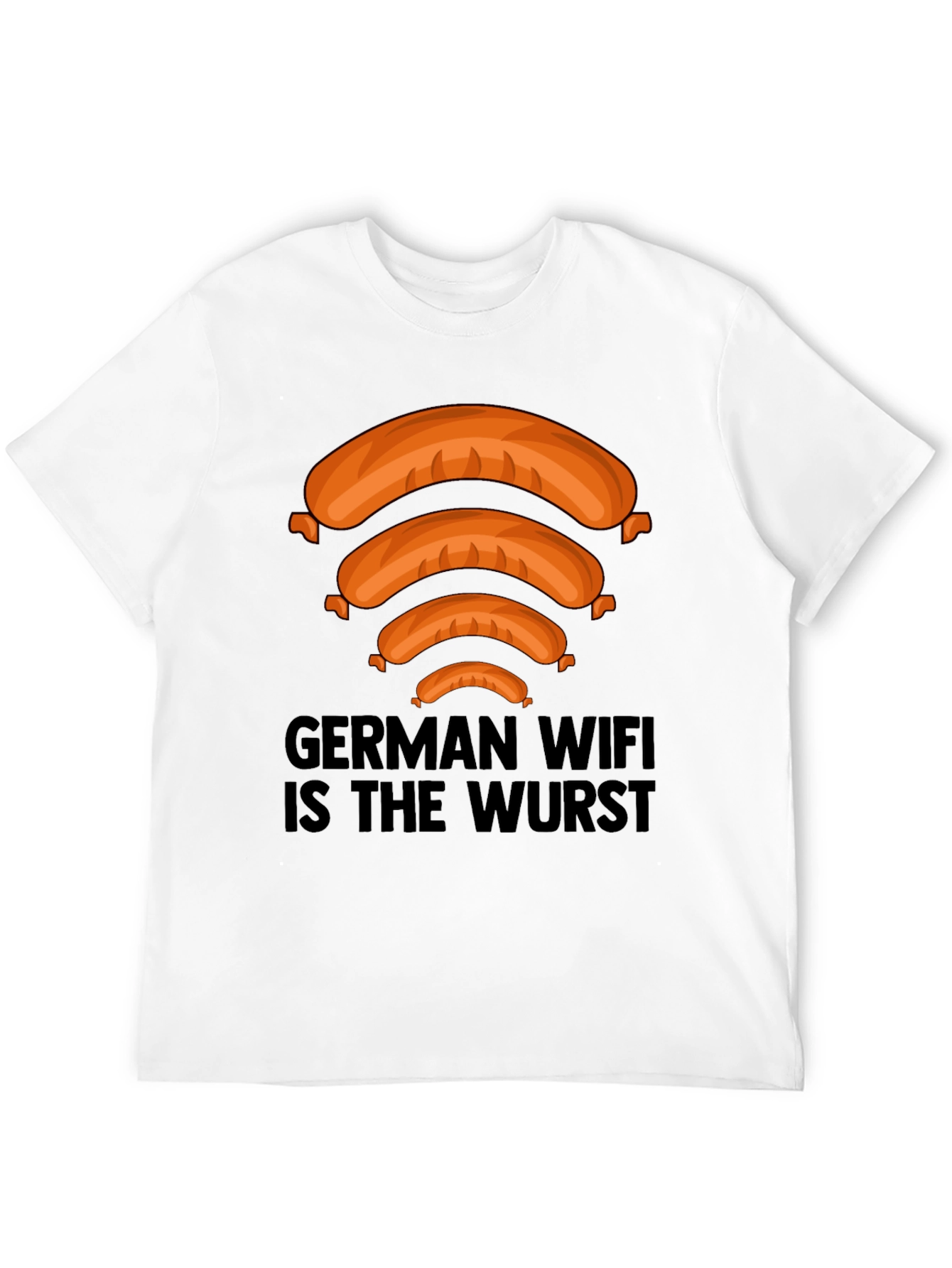 German WIFI Is The Wurst Graphic T-Shirt