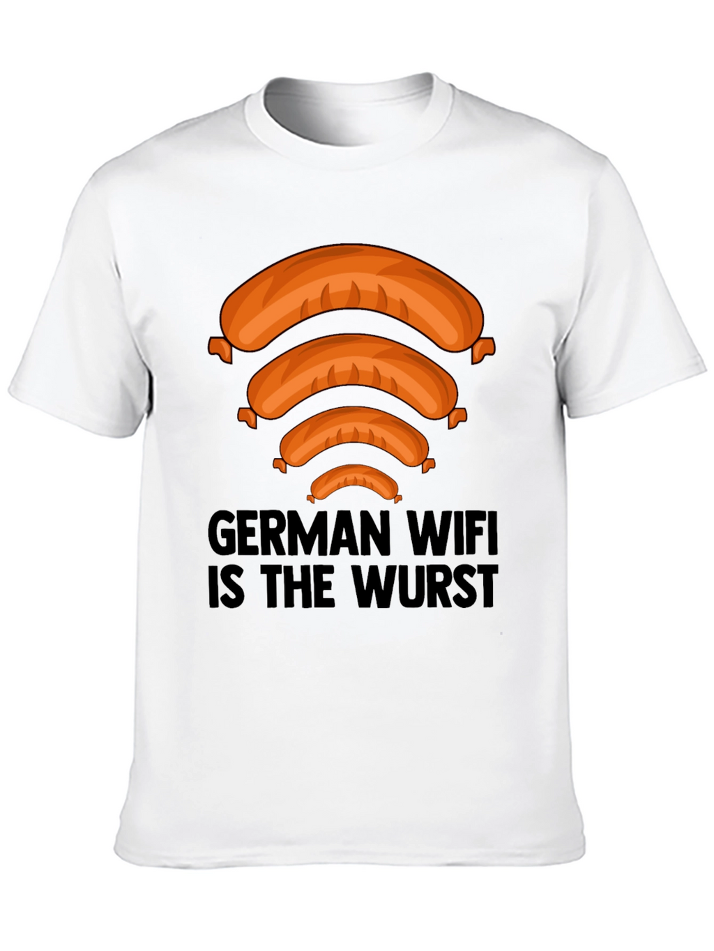 German WIFI Is The Wurst Graphic T-Shirt
