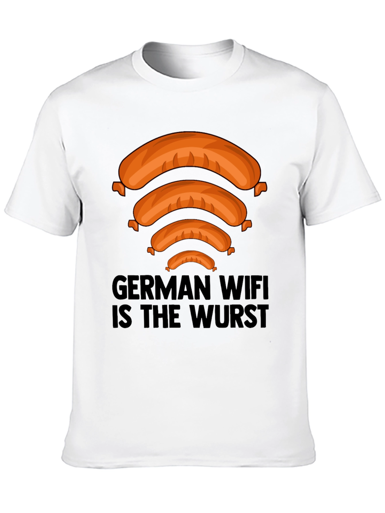 German WIFI Is The Wurst Graphic T-Shirt
