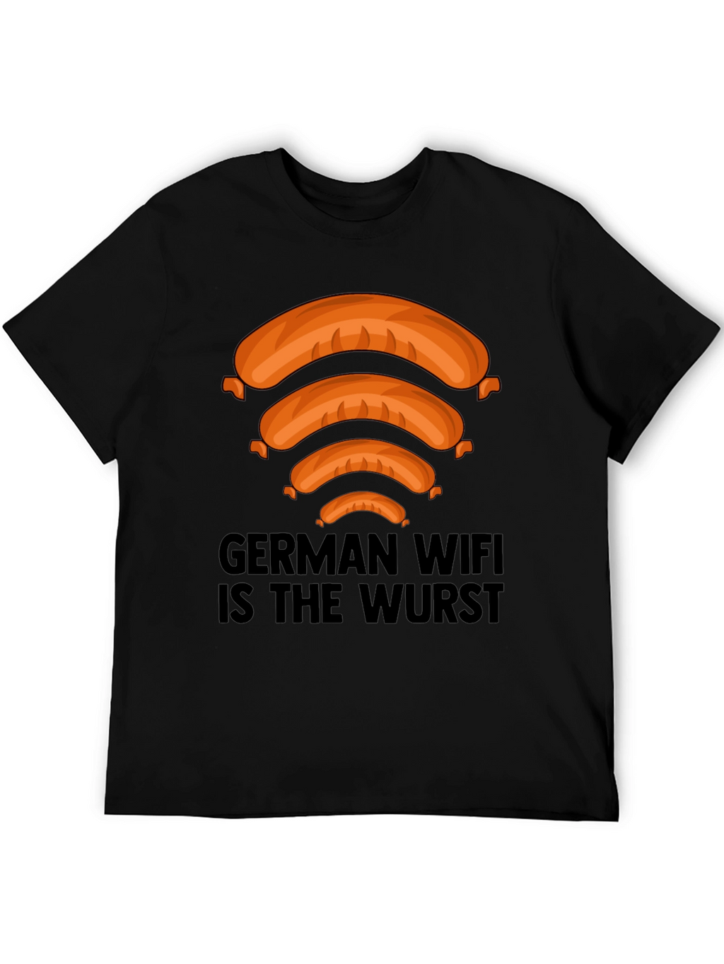 German WIFI Is The Wurst Graphic T-Shirt