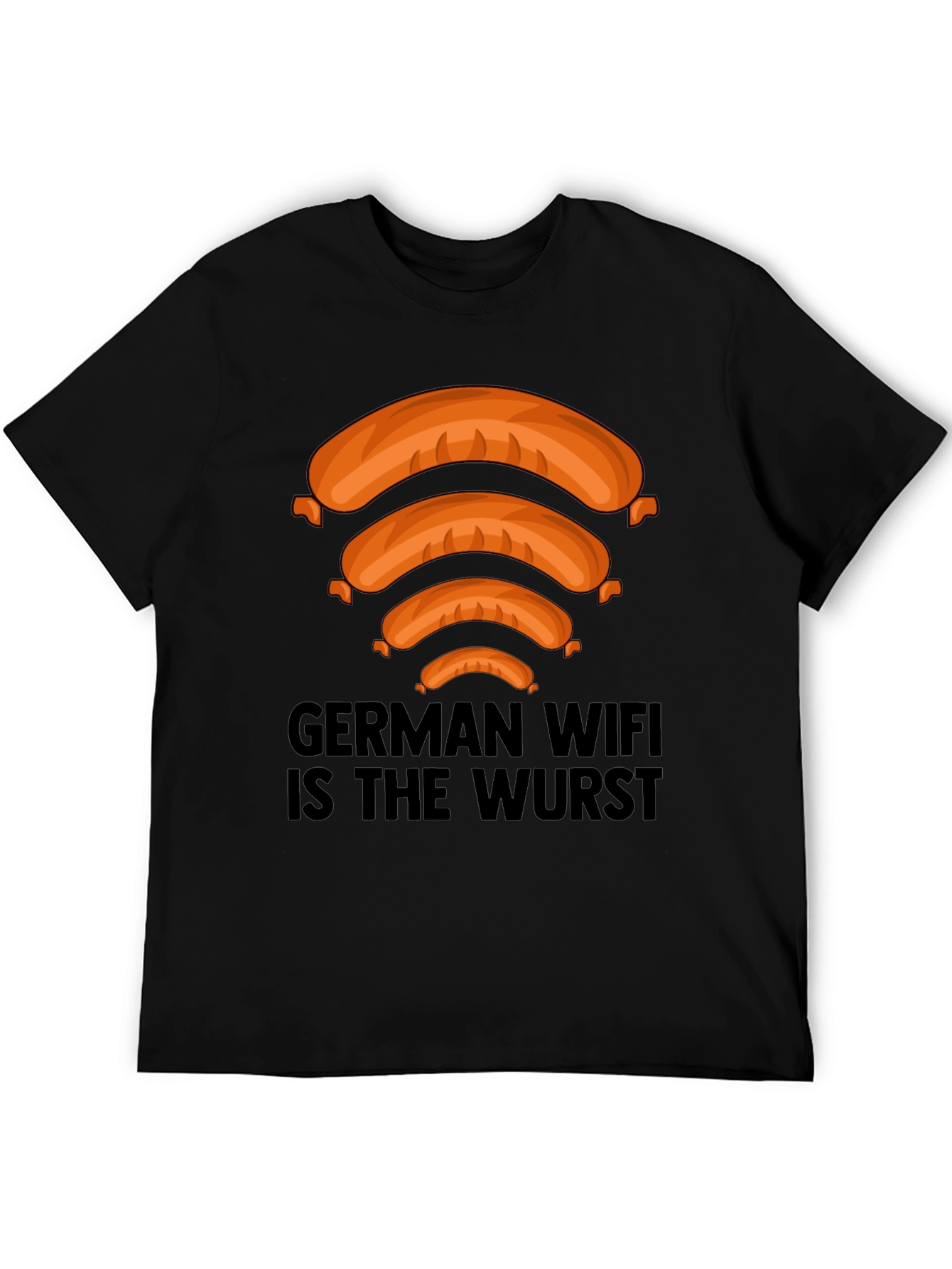 German WIFI Is The Wurst Graphic T-Shirt