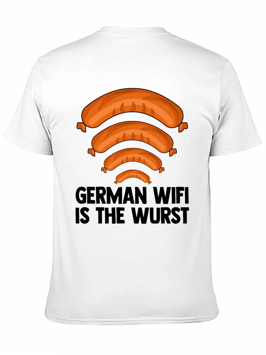 German WIFI Is The Wurst Graphic T-Shirt