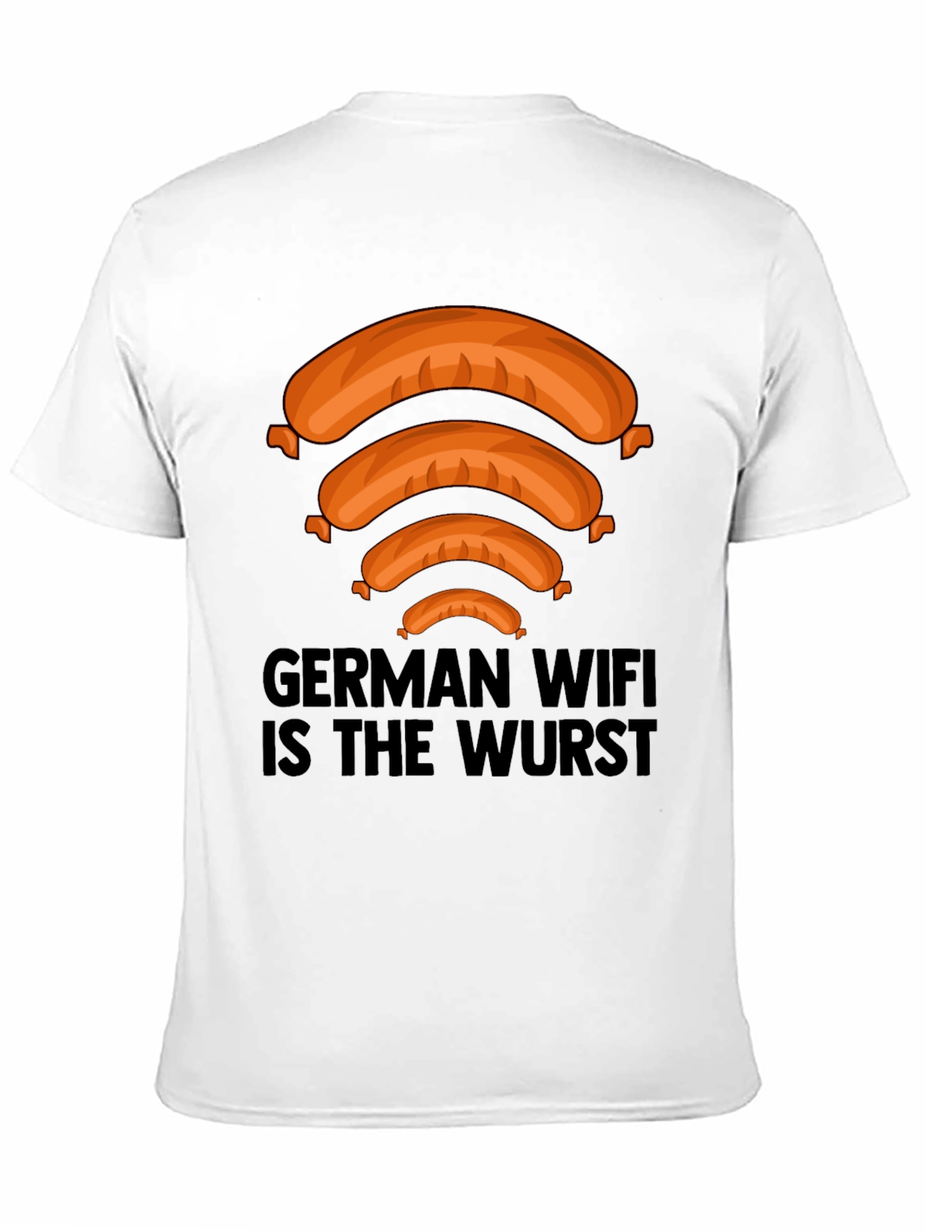 German WIFI Is The Wurst Graphic T-Shirt