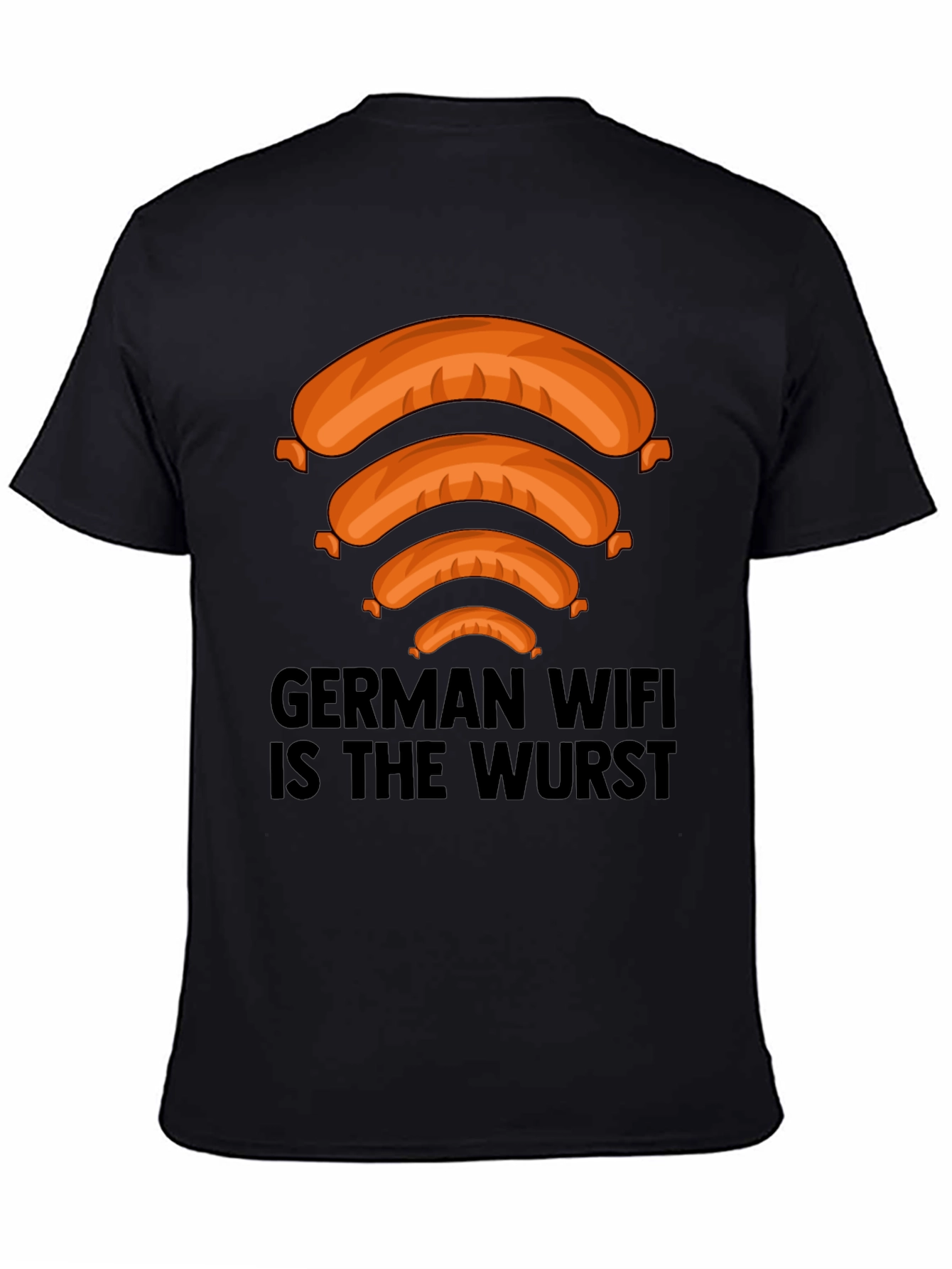 German WIFI Is The Wurst Graphic T-Shirt