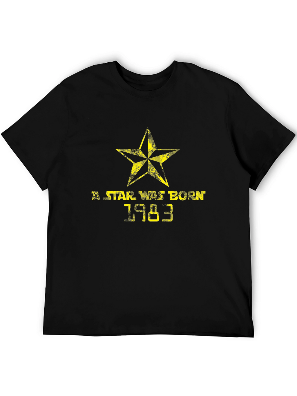 A Star Was Born 1983 Mens Black T-Shirt