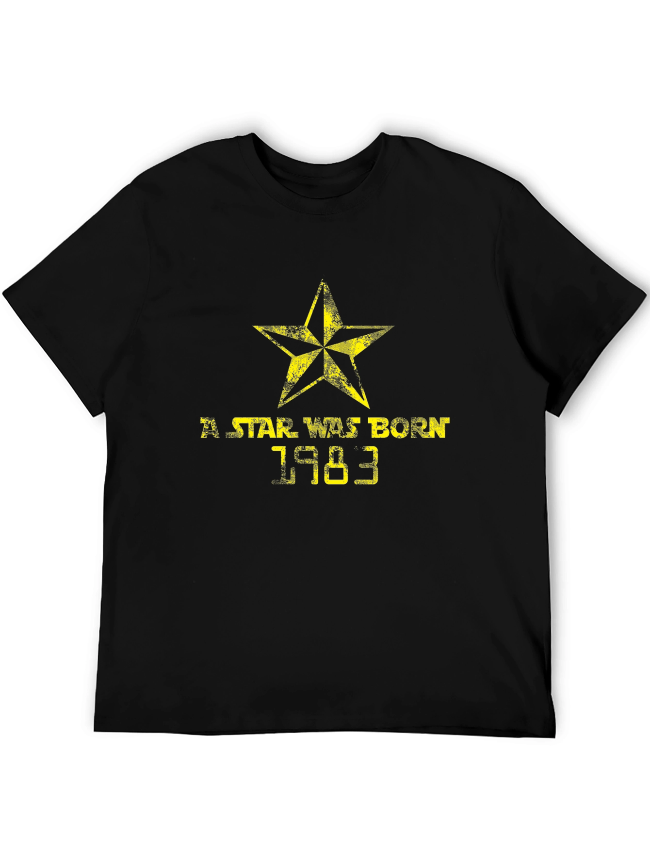 A Star Was Born 1983 Mens Black T-Shirt