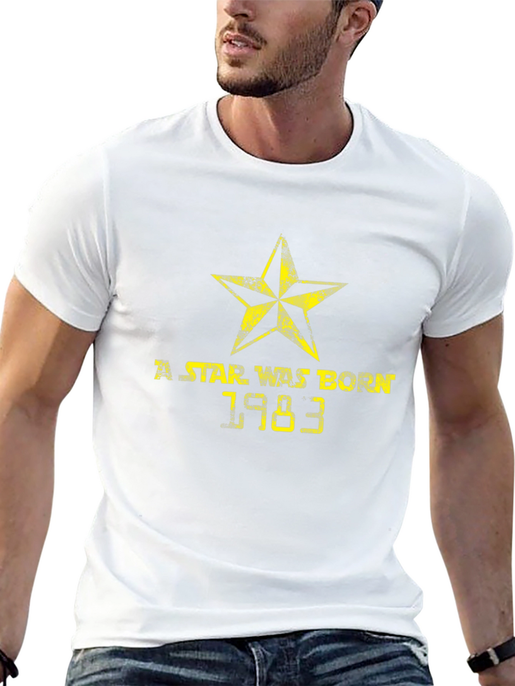 A Star Was Born 1983 Mens Black T-Shirt