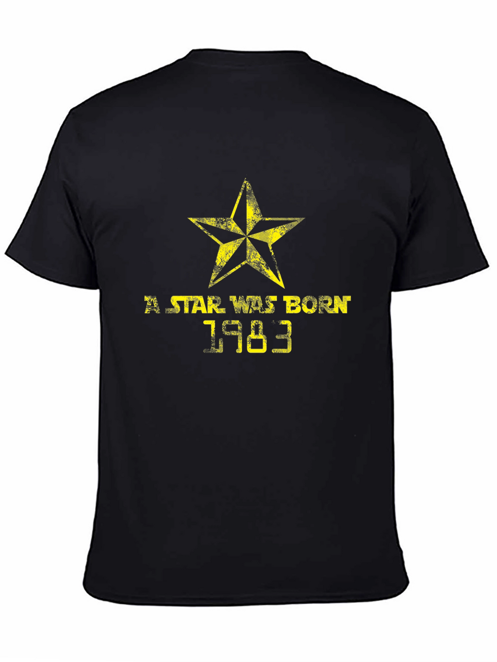 A Star Was Born 1983 Mens Black T-Shirt