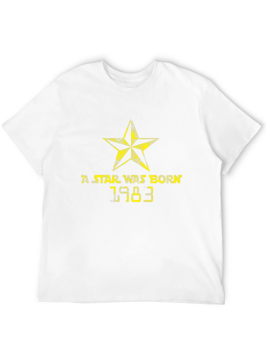 A Star Was Born 1983 Mens Black T-Shirt