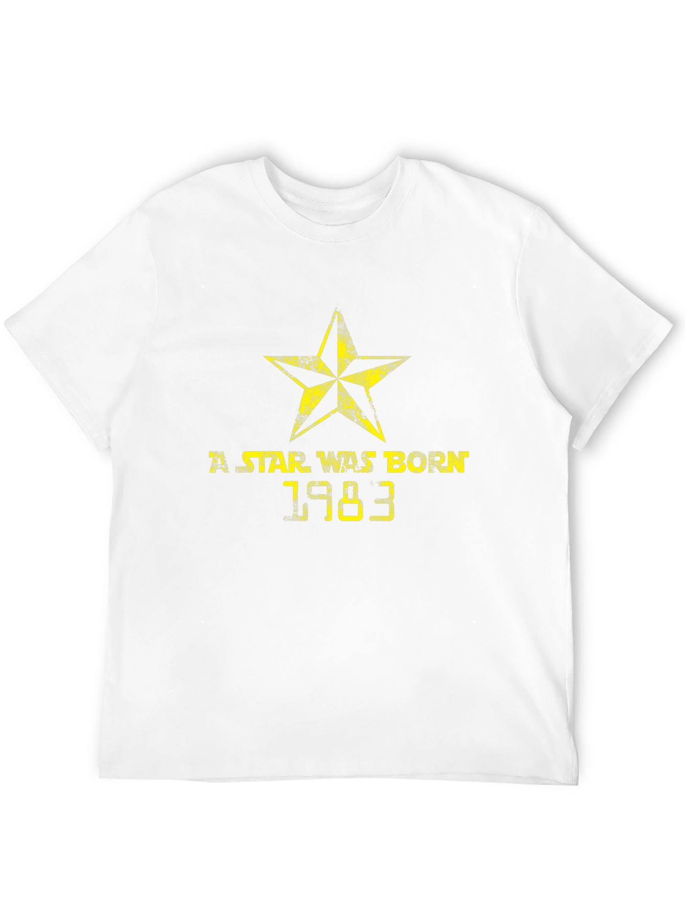 A Star Was Born 1983 Mens Black T-Shirt