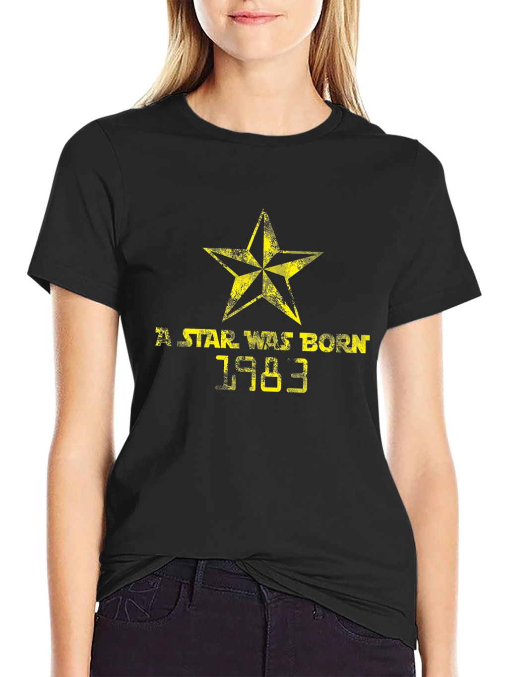 A Star Was Born 1983 Mens Black T-Shirt
