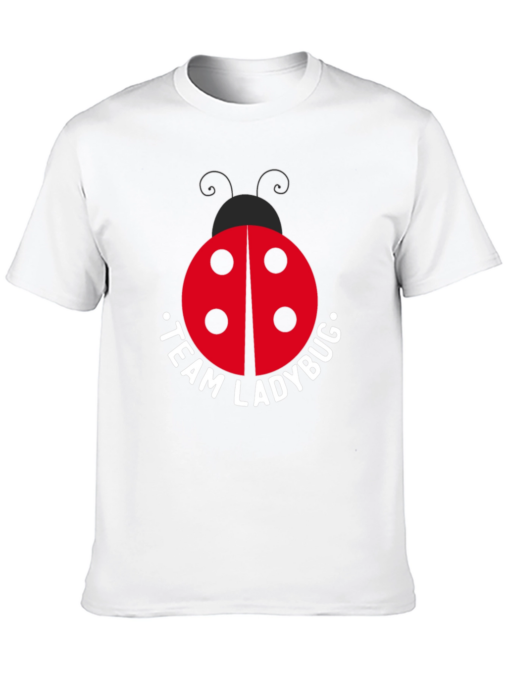 Team Ladybug Black T-Shirt