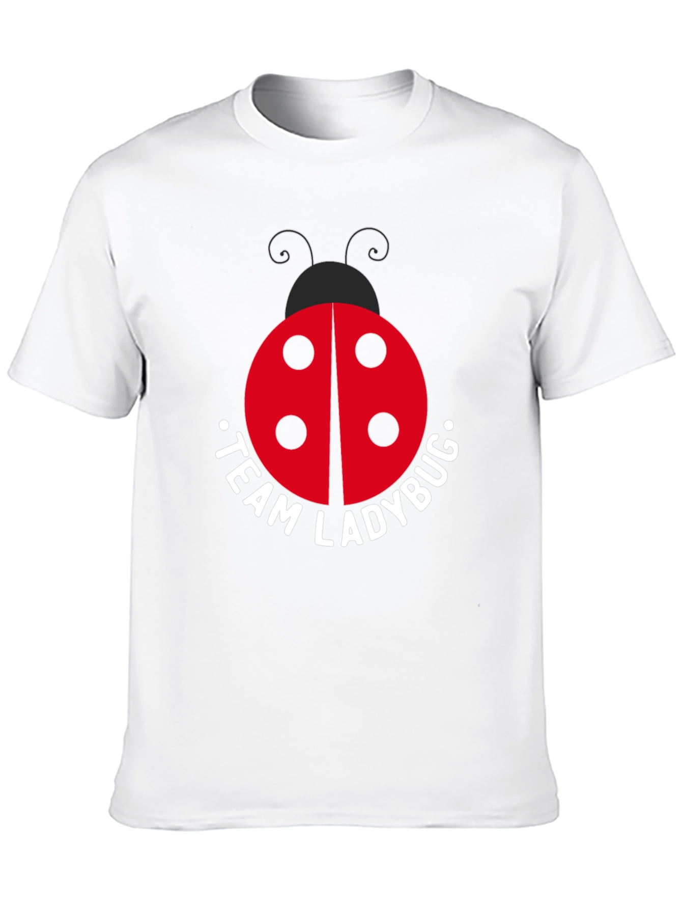 Team Ladybug Black T-Shirt