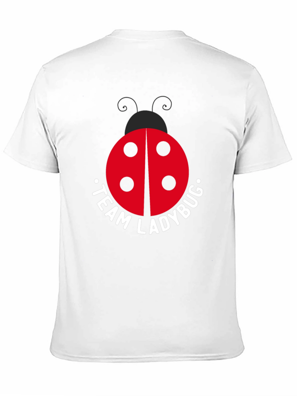 Team Ladybug Black T-Shirt