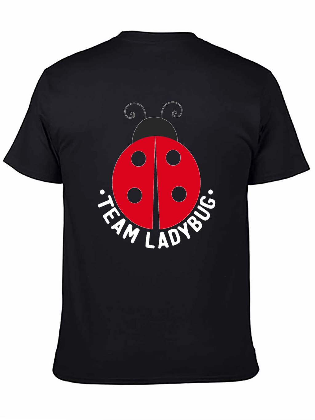 Team Ladybug Black T-Shirt