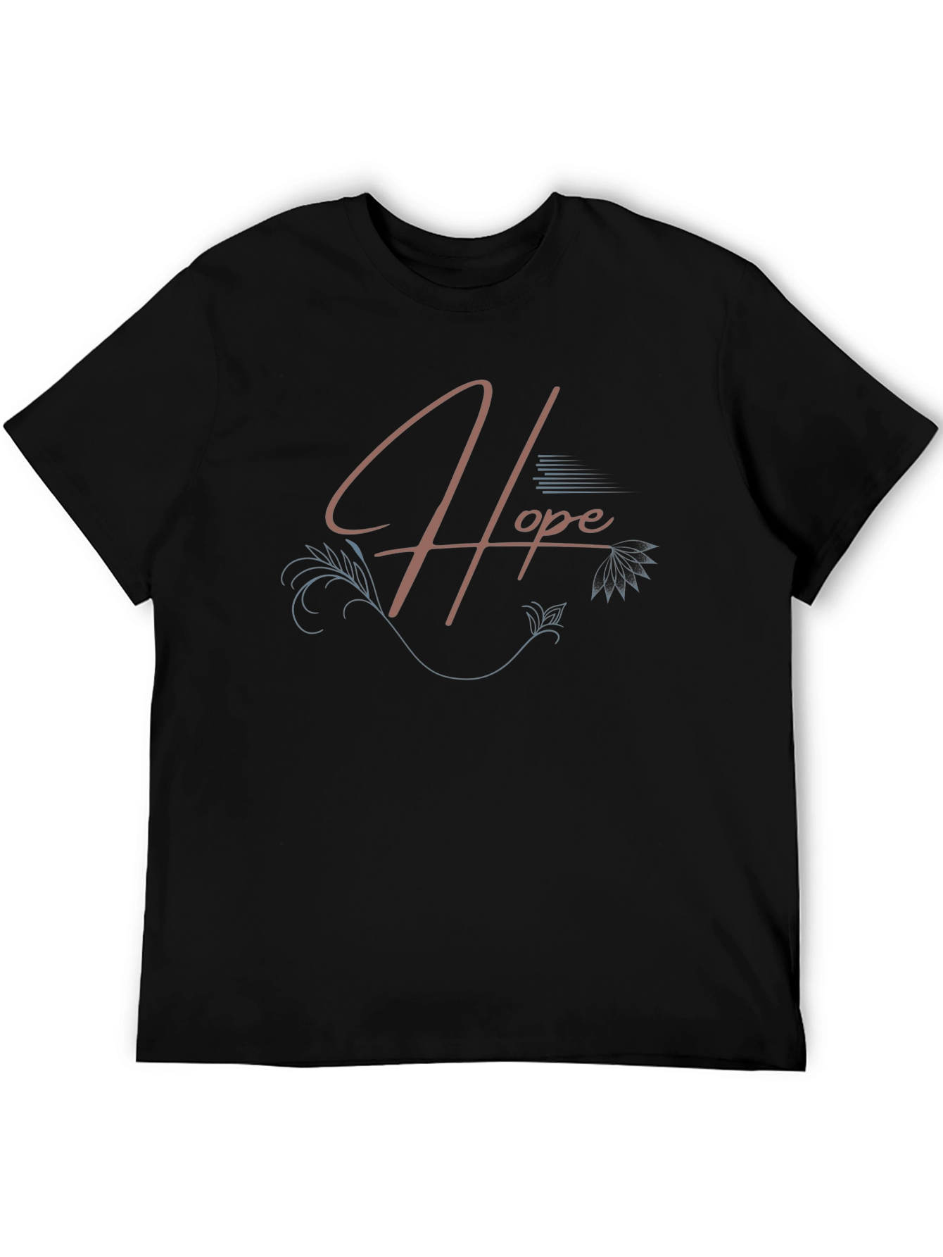 Hope Graphic Tee - Stylish Unisex Black T-Shirt