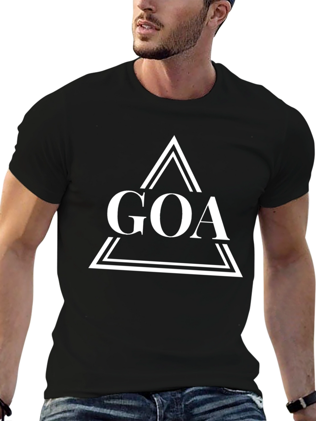 GOA Graphic Tee - Stylish Black Cotton T-Shirt