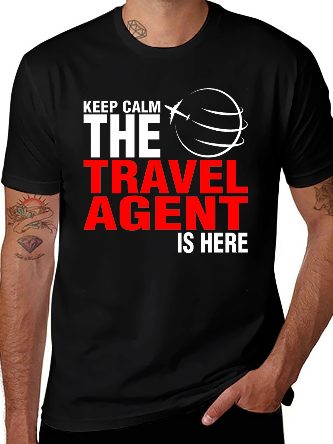 Travel Agent T-Shirt - Keep Calm Tee