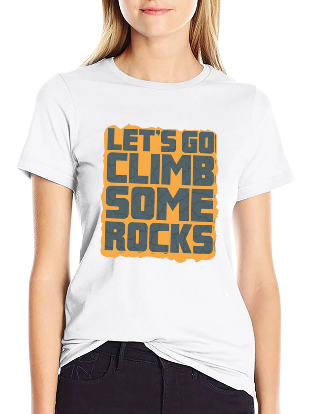 Lets Go Climb Some Rocks Graphic Tee