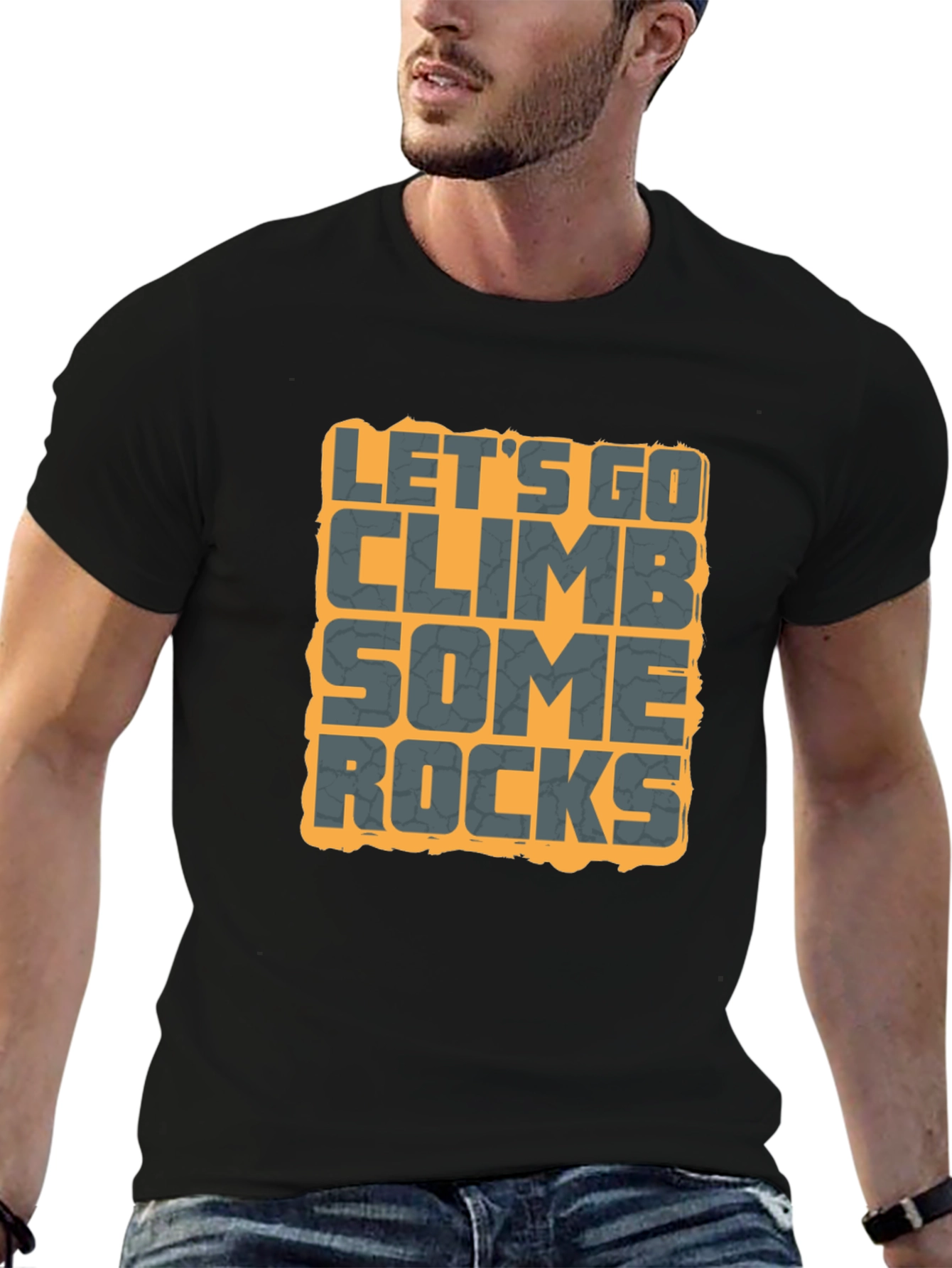 Lets Go Climb Some Rocks Graphic Tee