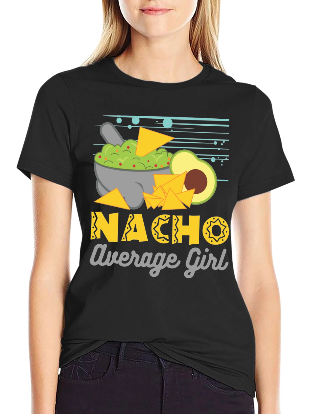 Nacho Average Girl Graphic T-Shirt