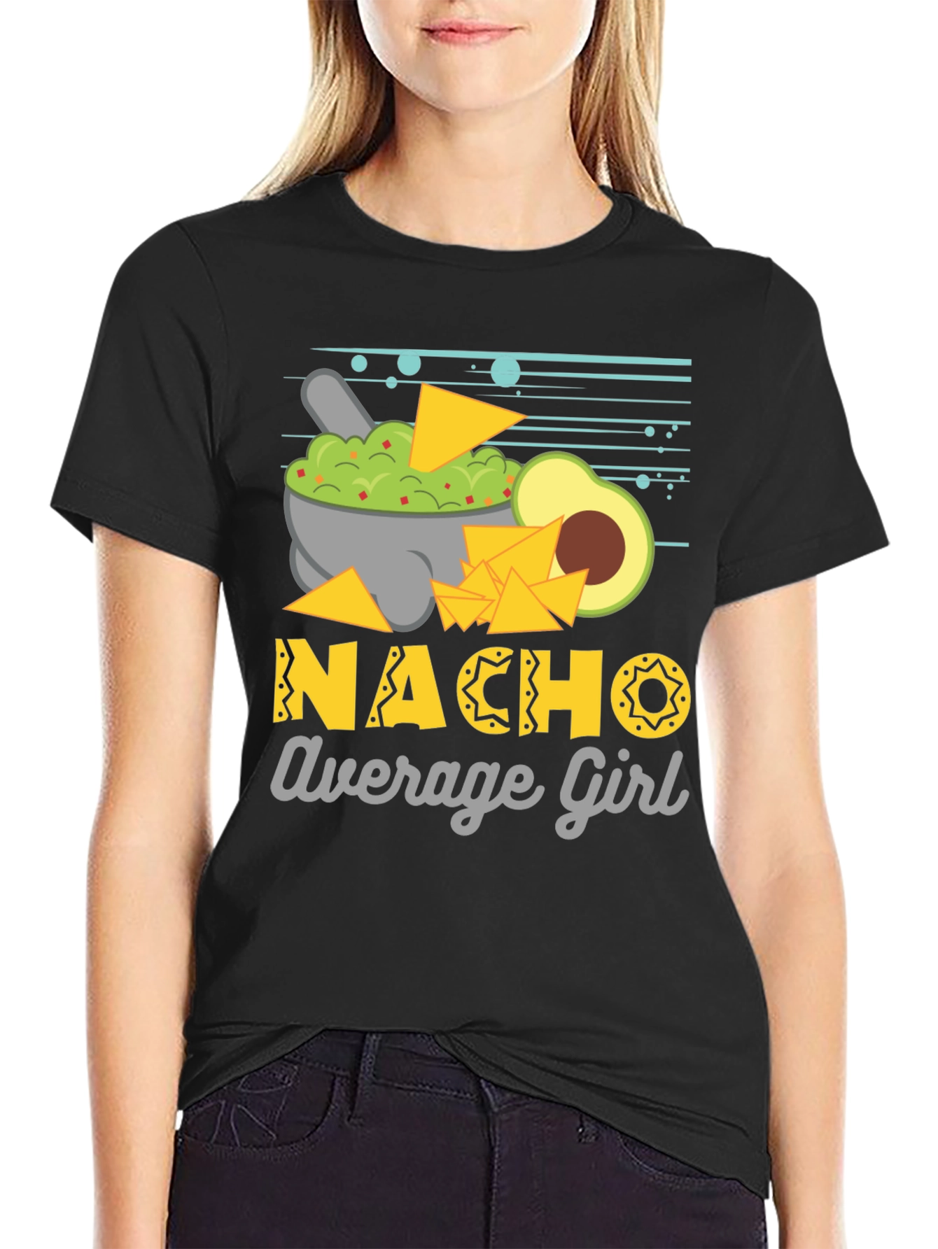Nacho Average Girl Graphic T-Shirt