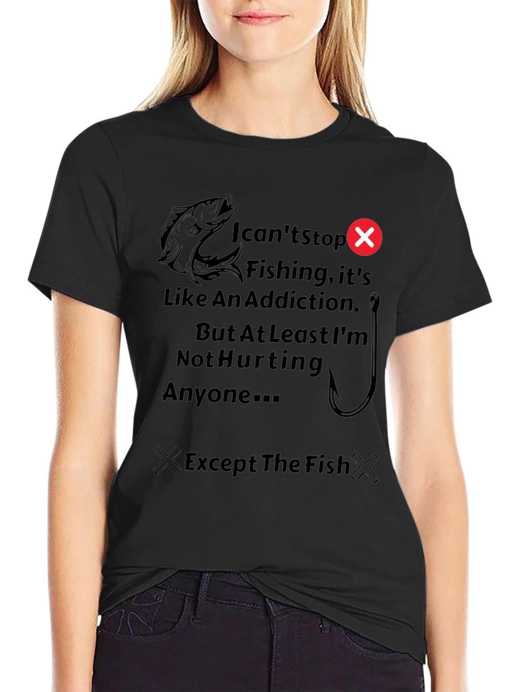 Funny Fishing Addiction T-Shirt