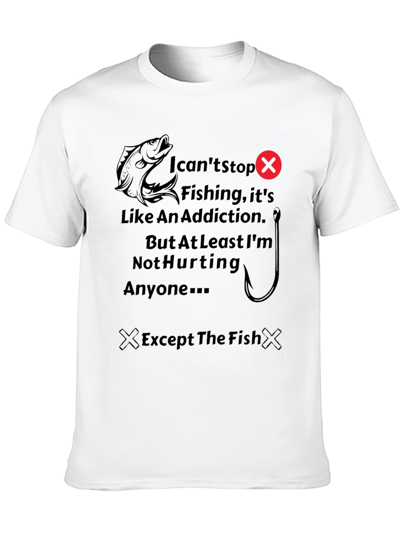 Funny Fishing Addiction T-Shirt