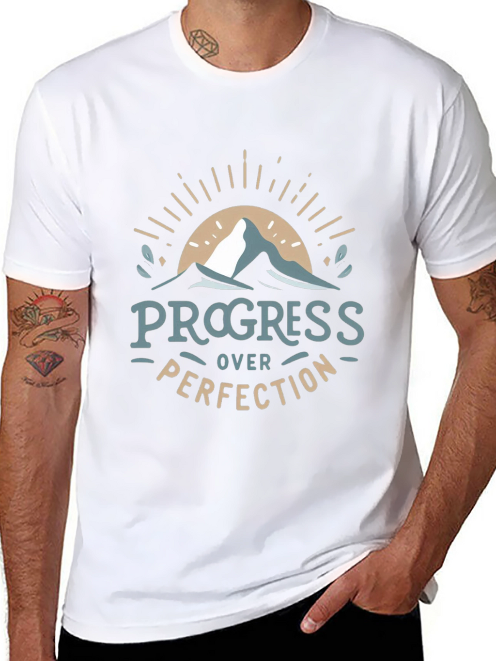 Progress Over Perfection Graphic Tee
