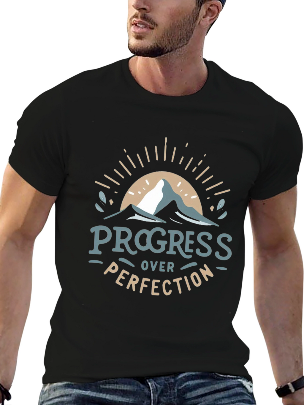 Progress Over Perfection Graphic Tee