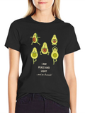 Yoga Avocado T-Shirt - Peace and Light