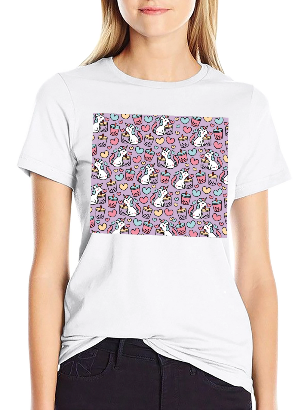 Unicorn Bubble Tea Graphic Tee
