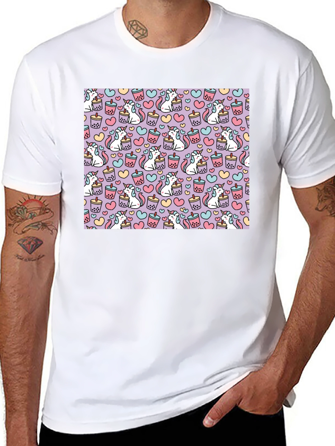 Unicorn Bubble Tea Graphic Tee