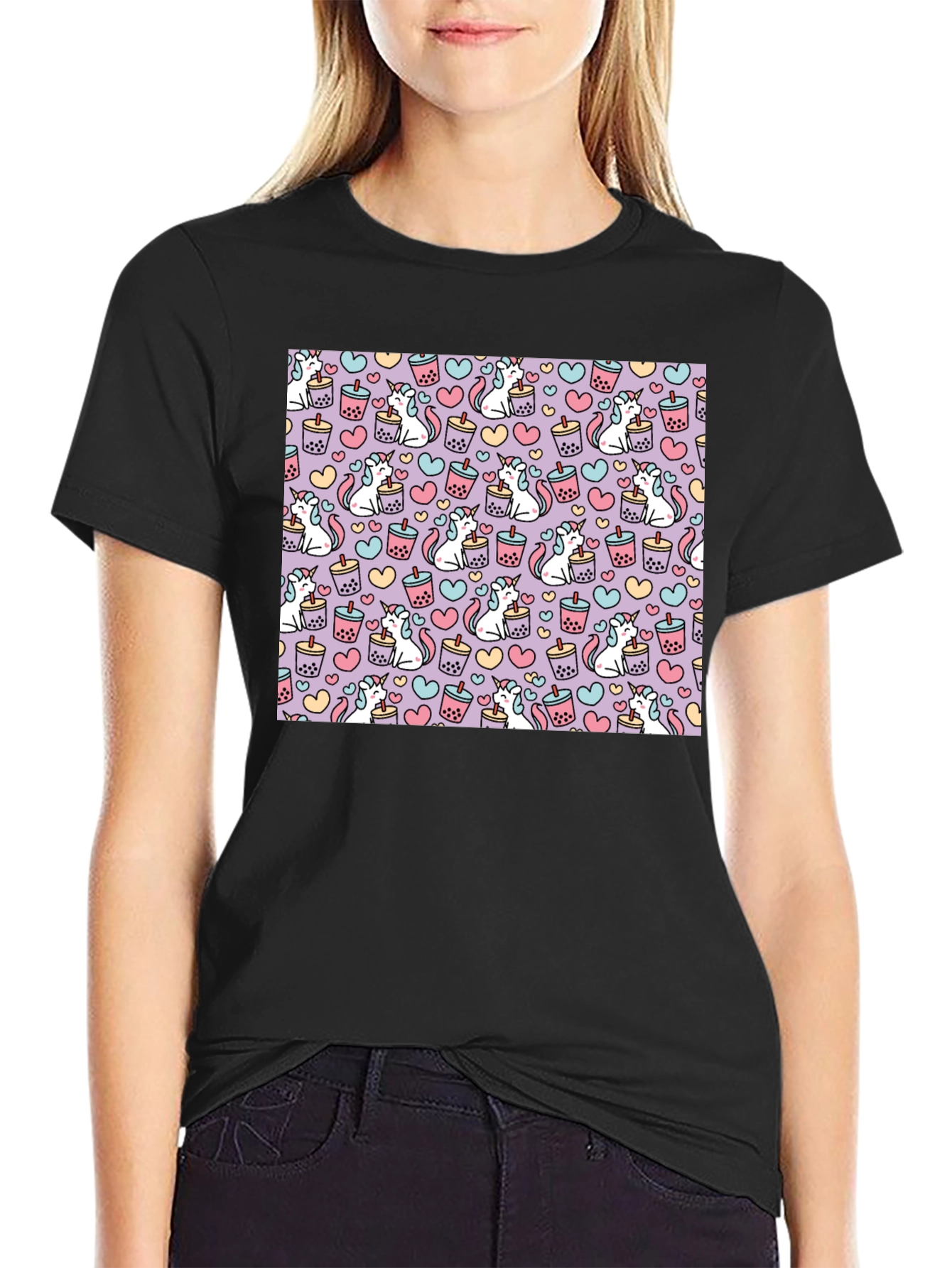 Unicorn Bubble Tea Graphic Tee