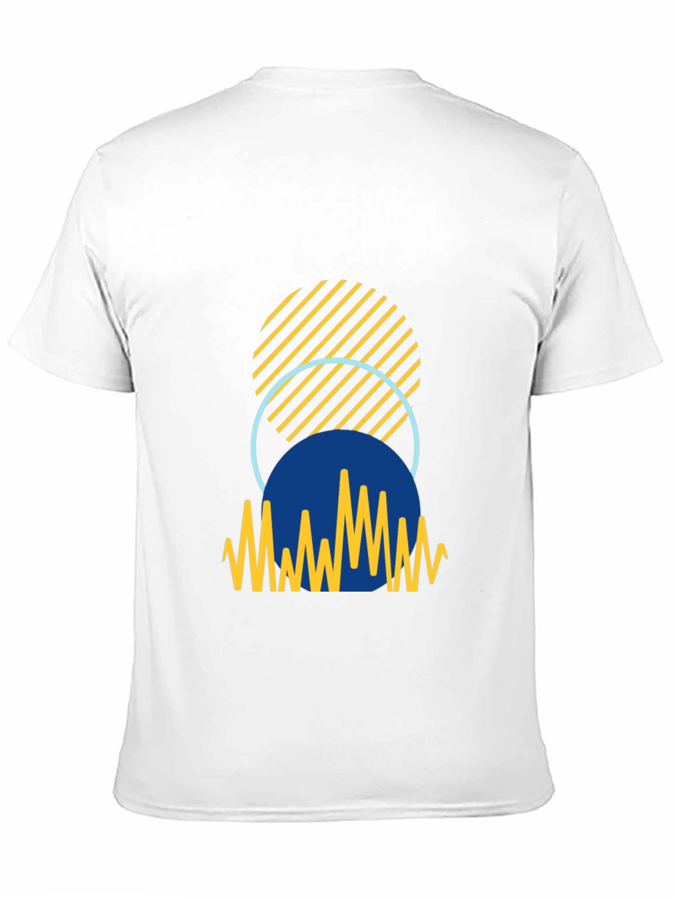 Abstract Graphic Black T-Shirt