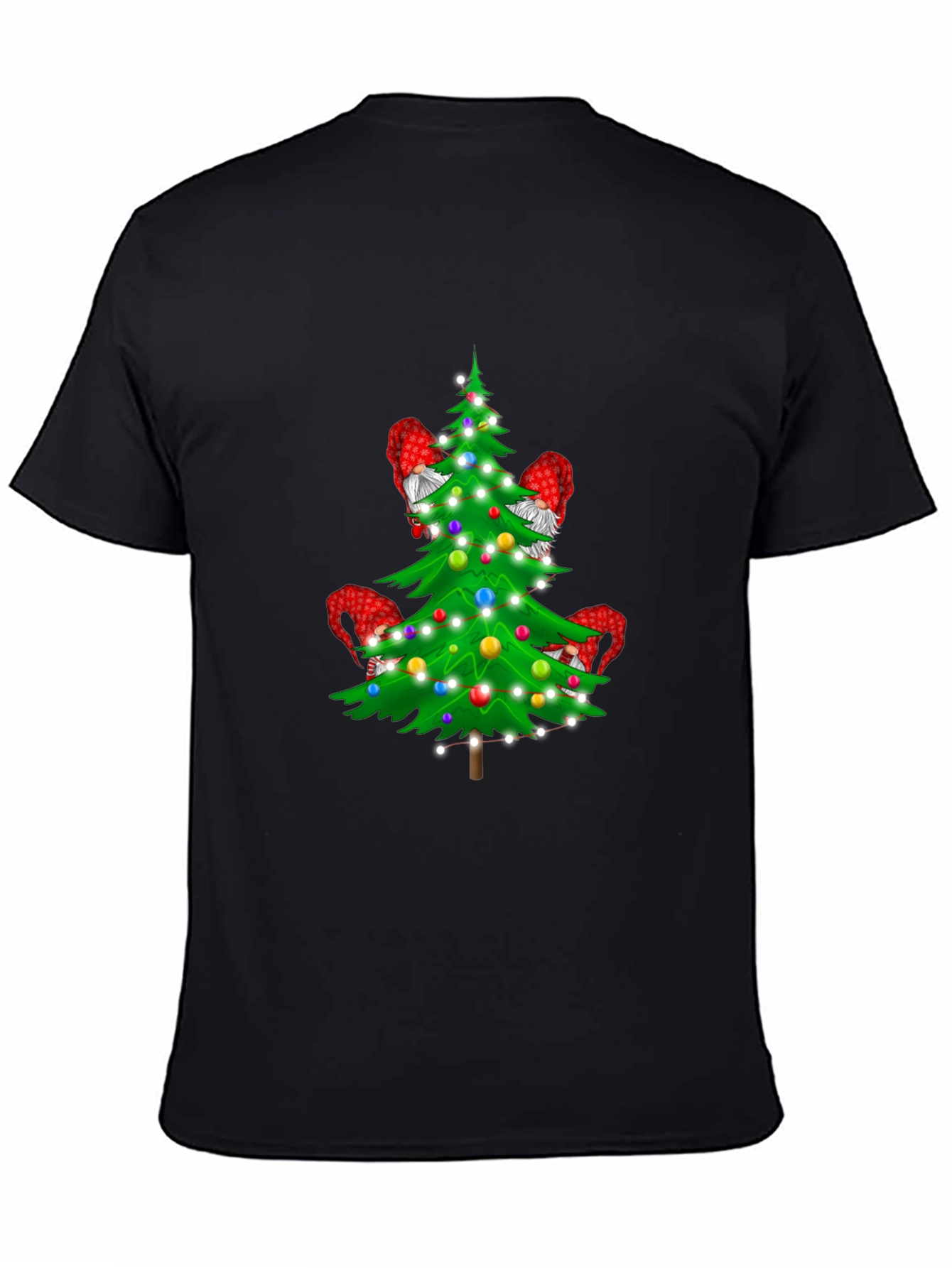 Gnome Christmas Tree T-Shirt - Holiday Apparel