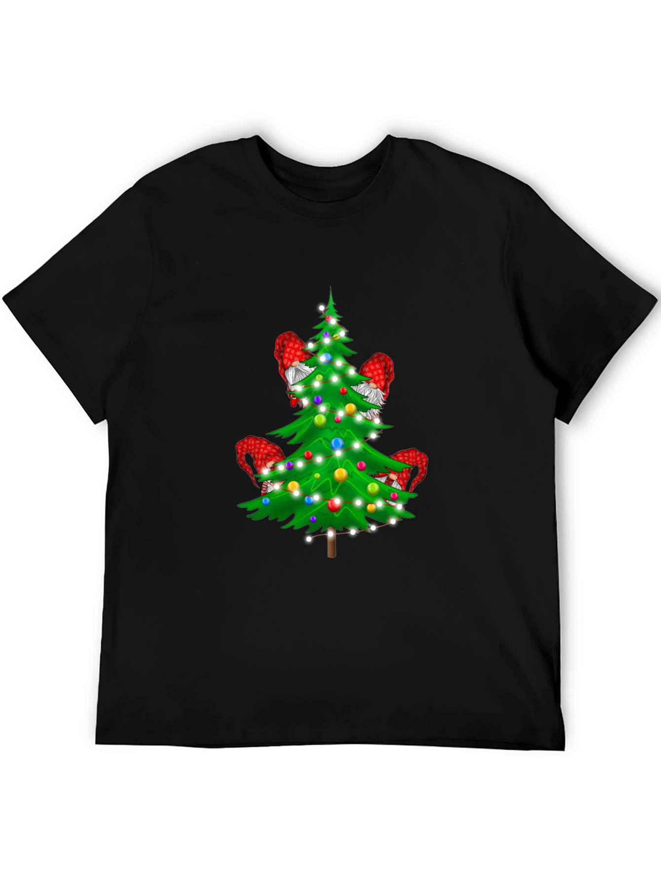 Gnome Christmas Tree T-Shirt - Holiday Apparel