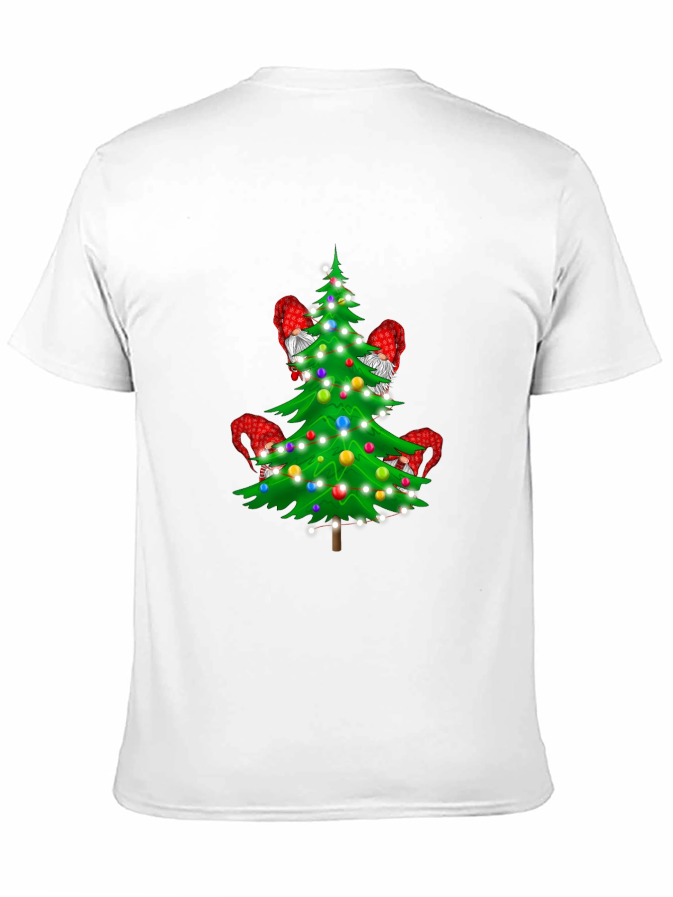 Gnome Christmas Tree T-Shirt - Holiday Apparel
